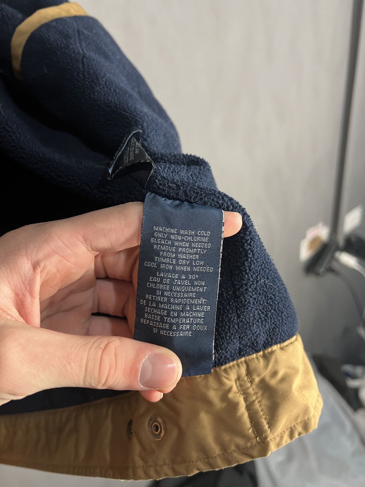 Polo Ralph Lauren Polo Ralph Lauren Jacket XL Navy Fleece linedFull Zip Hooded Size US L / EU 52-54 / 3 - 8 Thumbnail