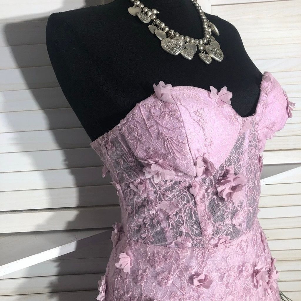 BCBG Max Azria Corset Gown 3D Floral Lace Sheer Pink Lilac 6 is available  for purchase on au PAY Market - Imported Goods Online Store Co.Ltd. | au  PAY Market - Online Shopping Site