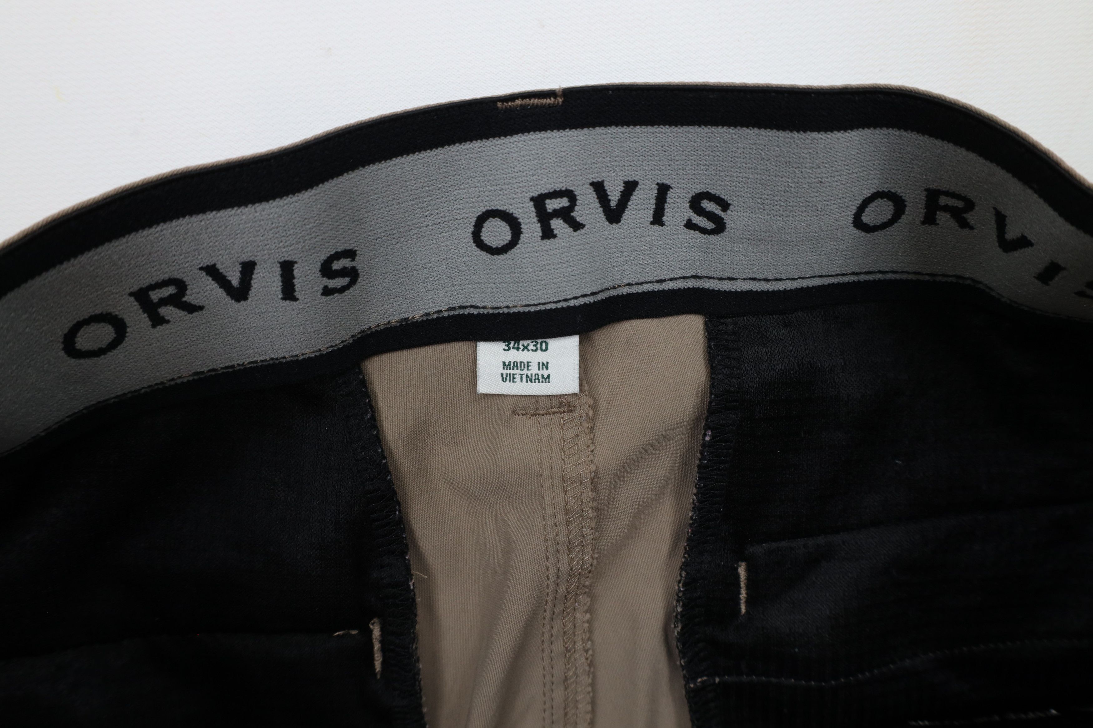 Orvis × Vintage Orvis Tech Stretch Outdoor Hiking Chino Pants Beige Size US 34 / EU 50 - 6 Thumbnail
