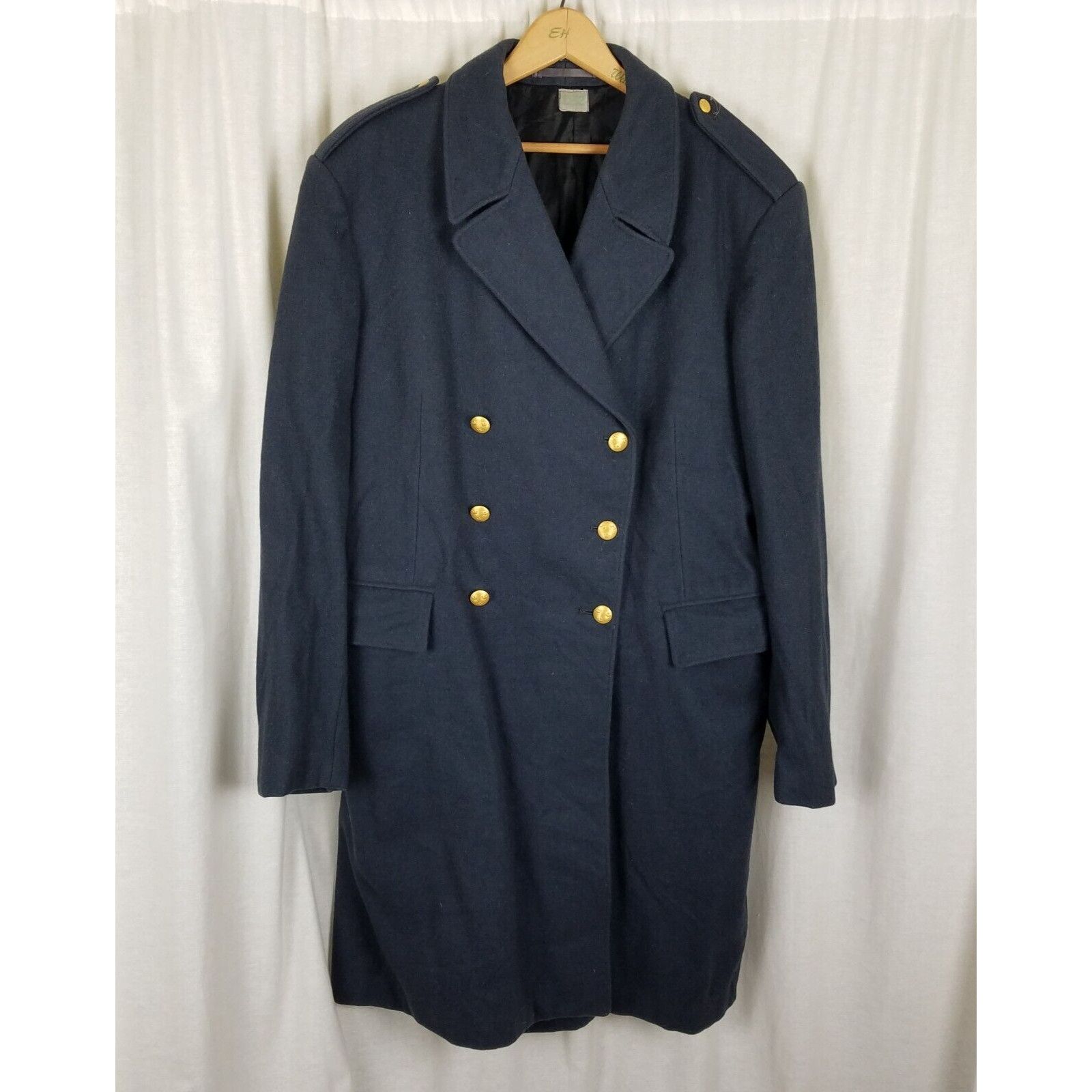 Vintage Military Widengrens Court of Appeal Wool Peacoat Coat C52 Size US XL / EU 56 / 4 - 1 Thumbnail
