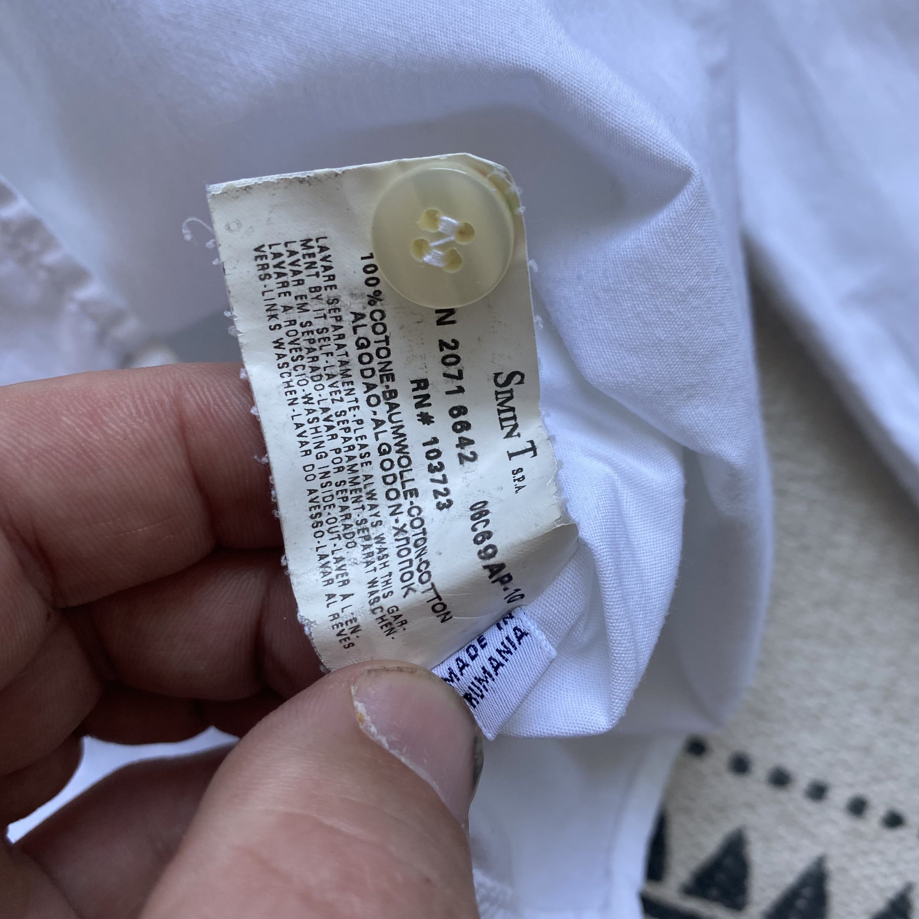 Emporio Armani 👔 Vintage 80-90s Armani Classic Shirt White Oldmoney Luxury Size US M / EU 48-50 / 2 - 9 Thumbnail