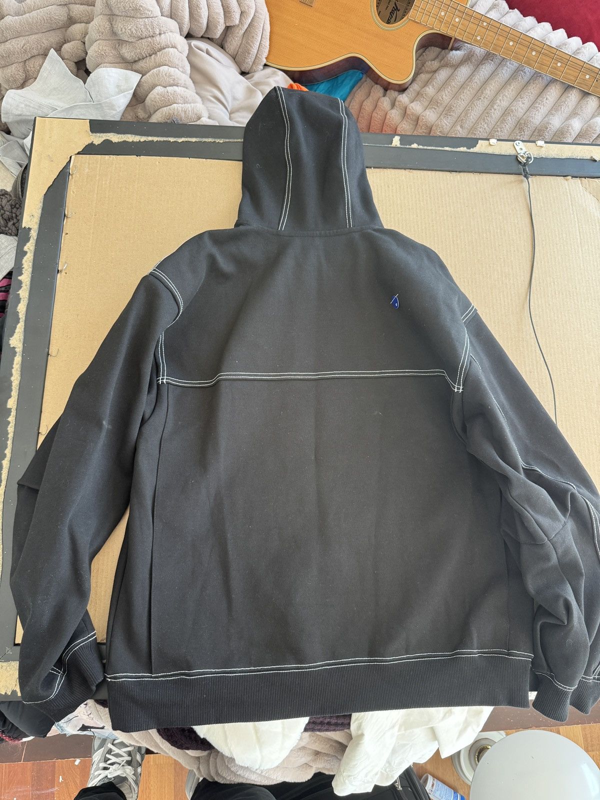 Ader Error Ader Error Black Fluic Hoodie - Large Size US L / EU 52-54 / 3 - 2 Thumbnail