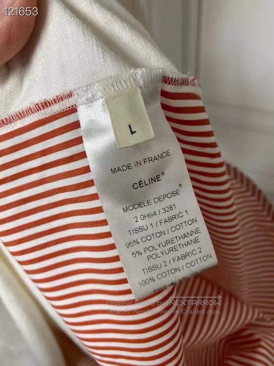 Celine Celine Striped Short. Size L / US 10 / IT 46 - 4 Thumbnail