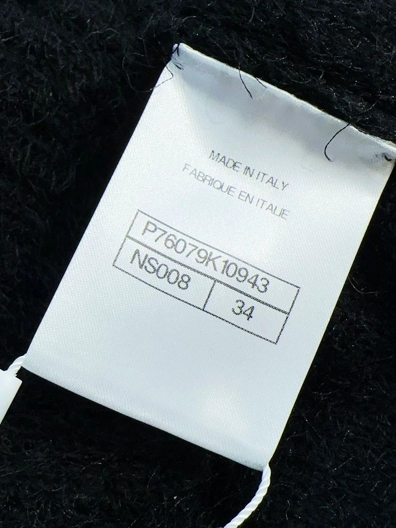 Chanel Chanel 23K black yards camellia long-sleeved sweater Size XXS / US 00 / IT 34 - 8 Thumbnail