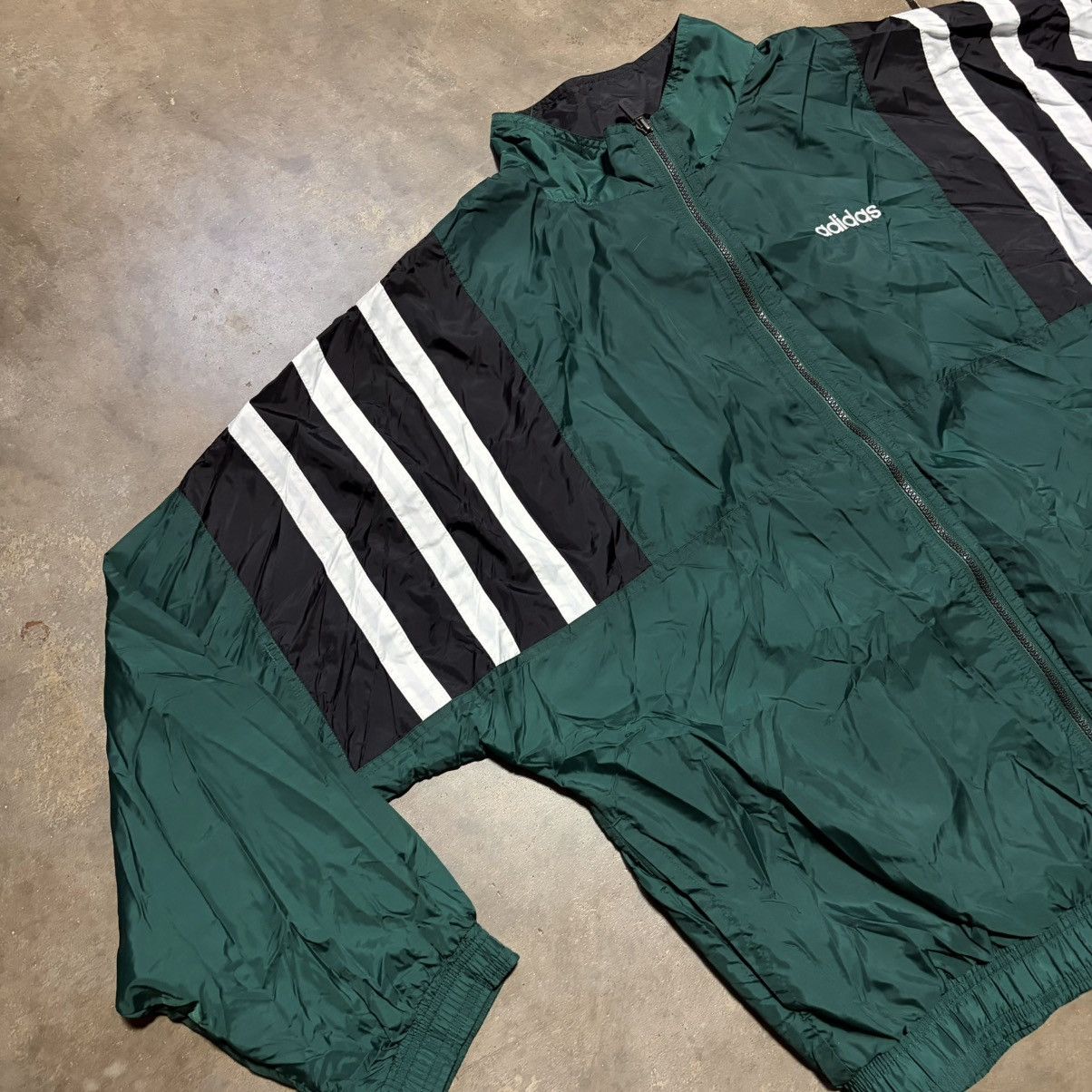 Adidas Vintage 90s Adidas Windbreaker Jacket Track Lightweight Zip Size US XL / EU 56 / 4 - 5 Thumbnail