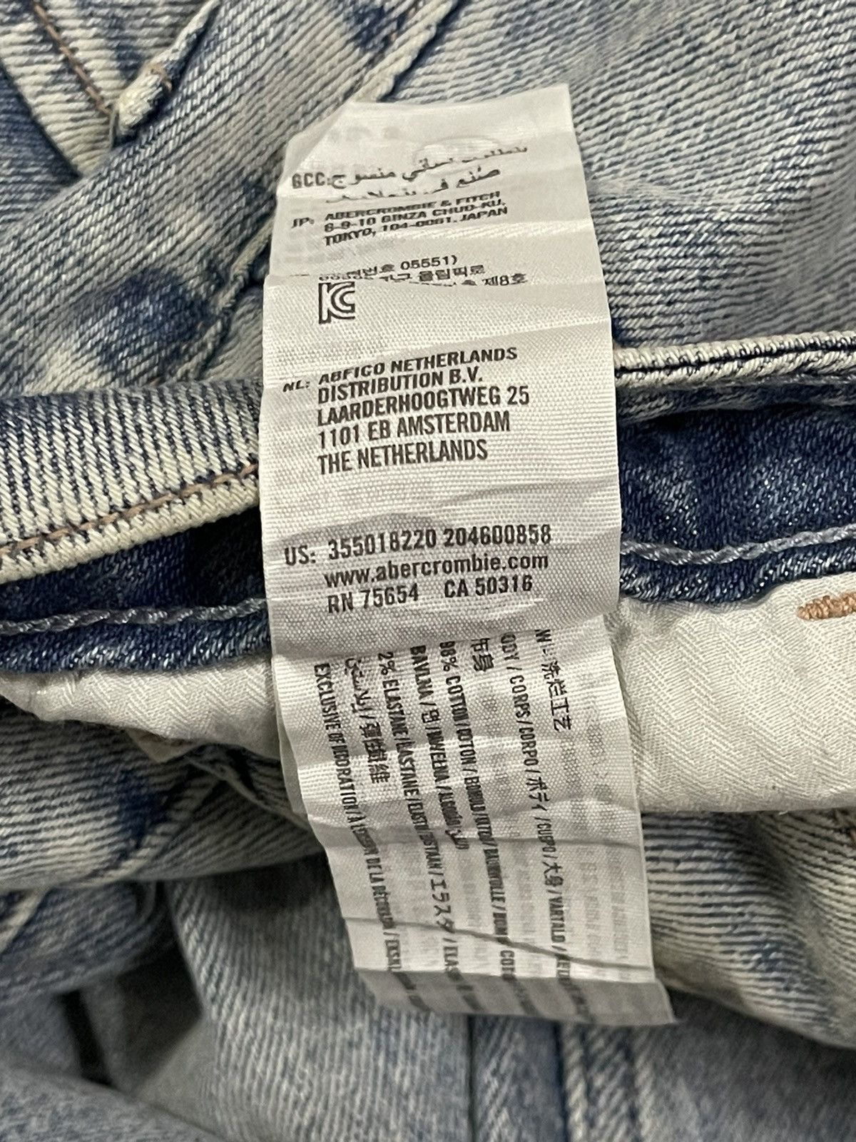 Japanese Brand Vintage Japanese Brand Blue Wash Style Baggy Jeans Size 24" / US 00 / IT 34 - 8 Thumbnail