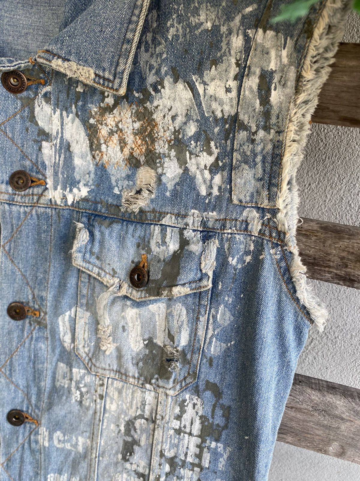 In The Attic In the Attic Distressed Vest - Punk style Size US M / EU 48-50 / 2 - 7 Thumbnail