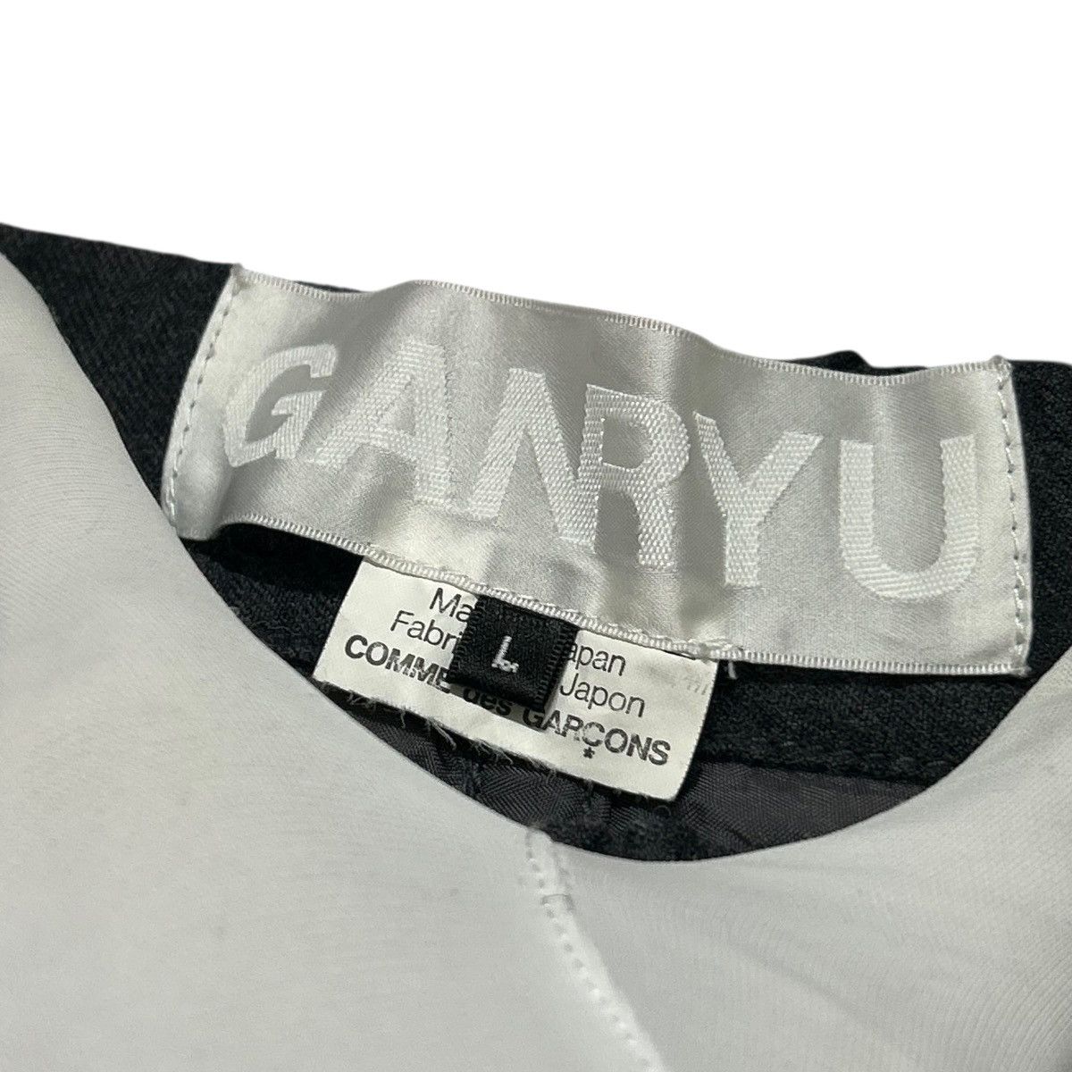 Comme des Garcons 554 Comme Des Garcons GANRYU pants trousers men gray wool Size US 28 / EU 44 - 5 Thumbnail