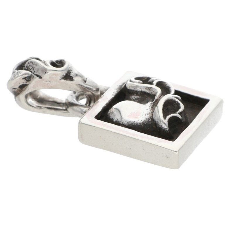 Chrome Hearts Chrome Hearts Framed Heart Silver Necklace Size ONE SIZE - 4 Thumbnail