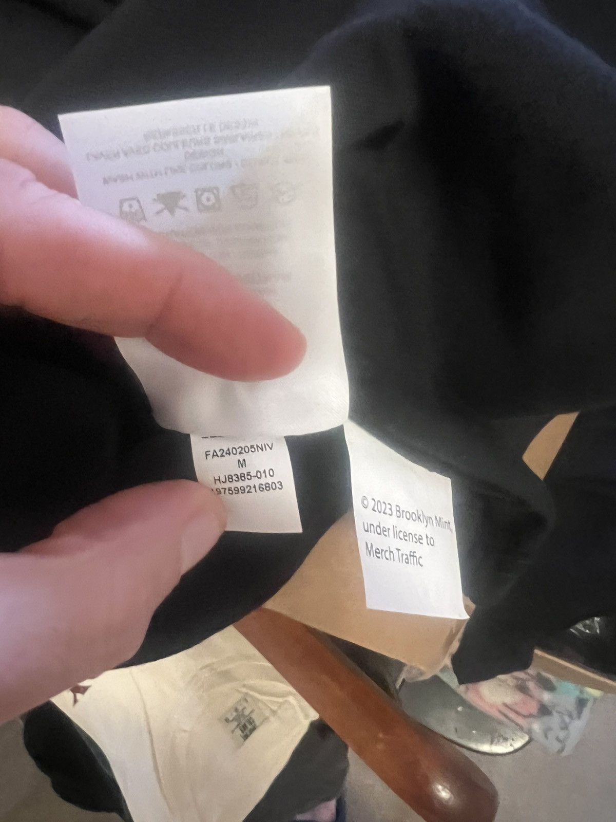 Nike × Supreme Supreme x Jordan Notorious BIG Biggie tee black medium Size US M / EU 48-50 / 2 - 7 Thumbnail