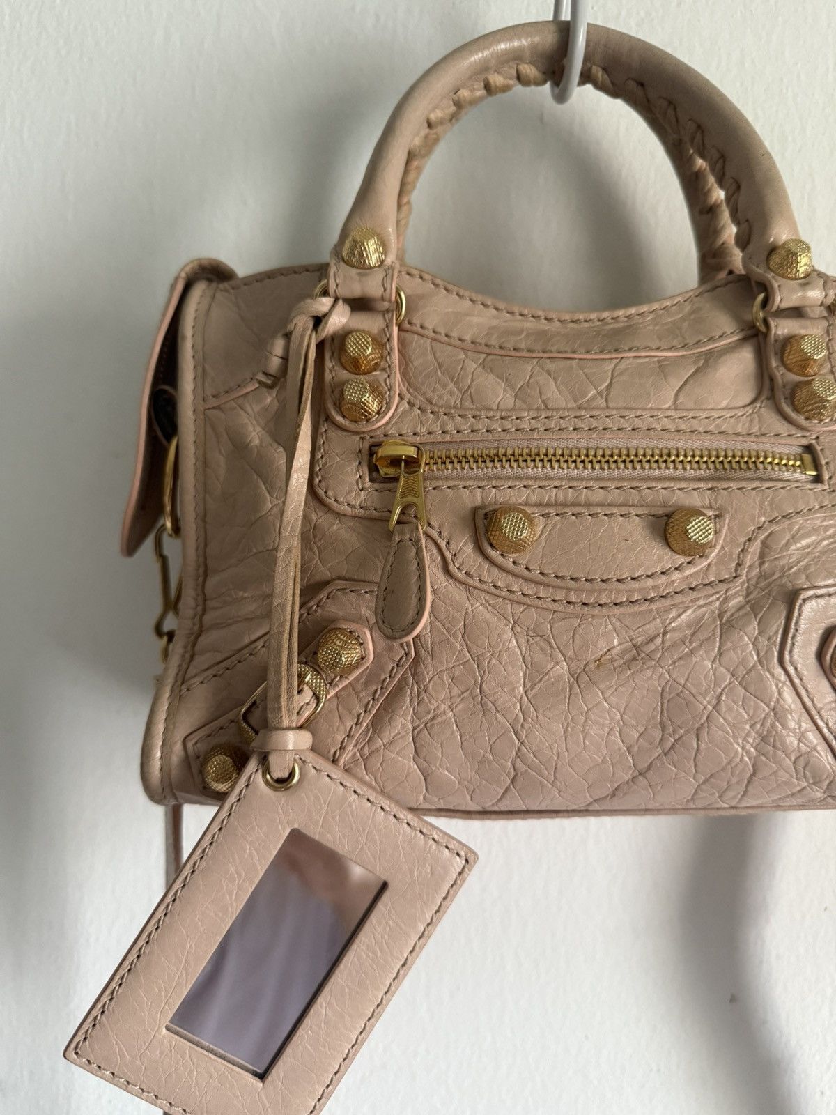 Balenciaga Balenciaga Mini Classic Lambskin giant gold Studded Size ONE SIZE - 5 Thumbnail