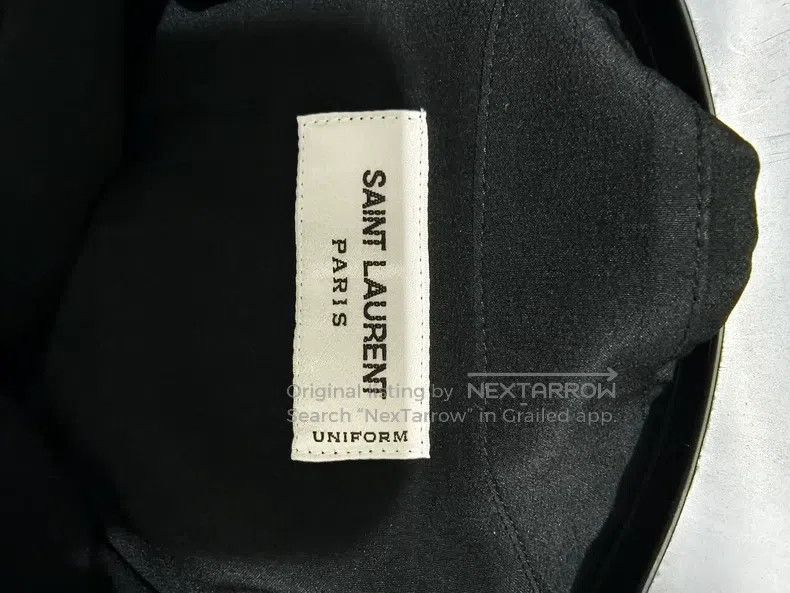 Saint Laurent Paris Saint Laurent Paris Black Silk Shirt i Size XS / US 0-2 / IT 36-38 - 6 Thumbnail