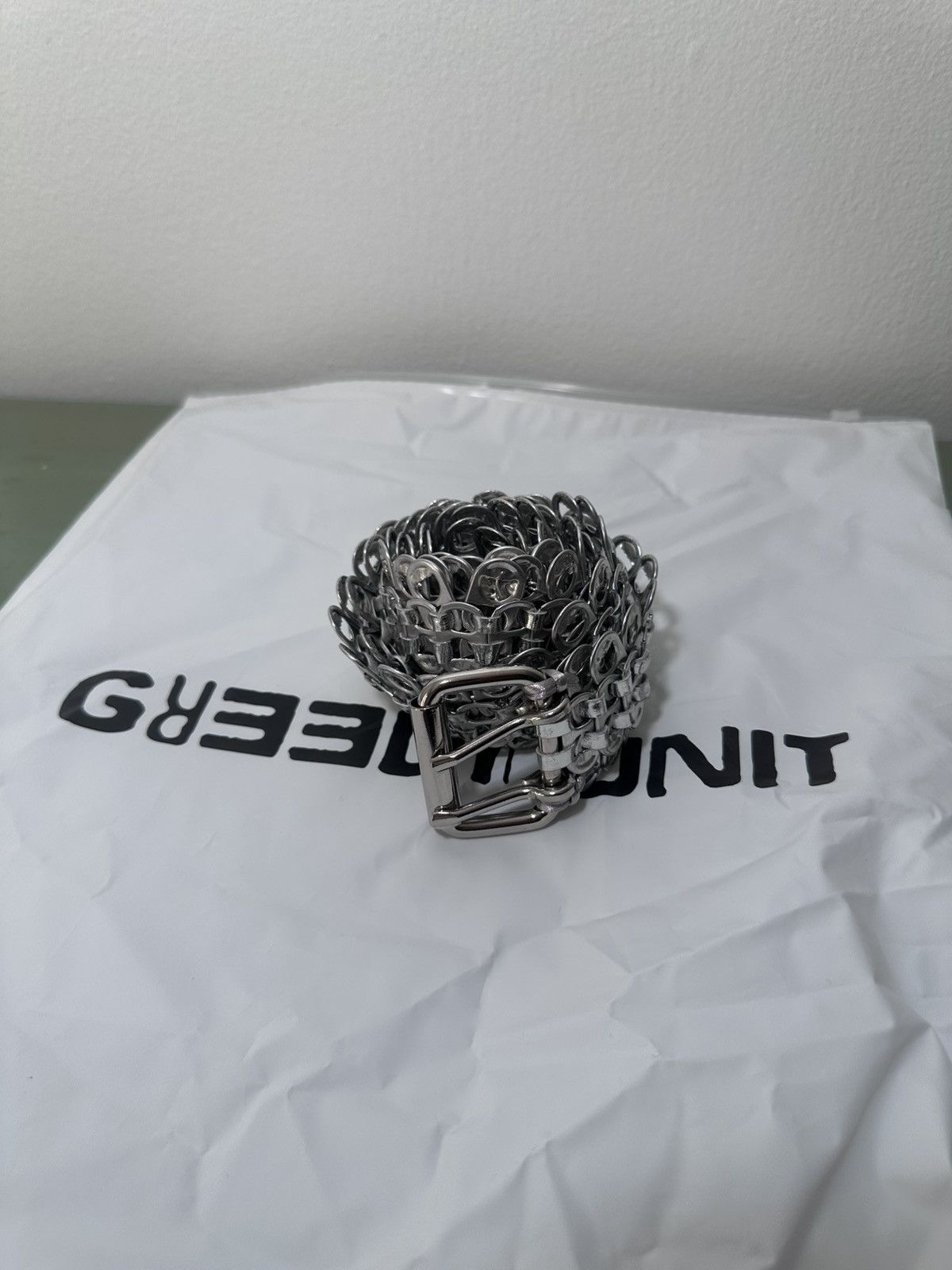 Greedy Unit GREEDY UNIT SILVER BOTTLE CAP BELT V1 Size ONE SIZE - 2 Thumbnail