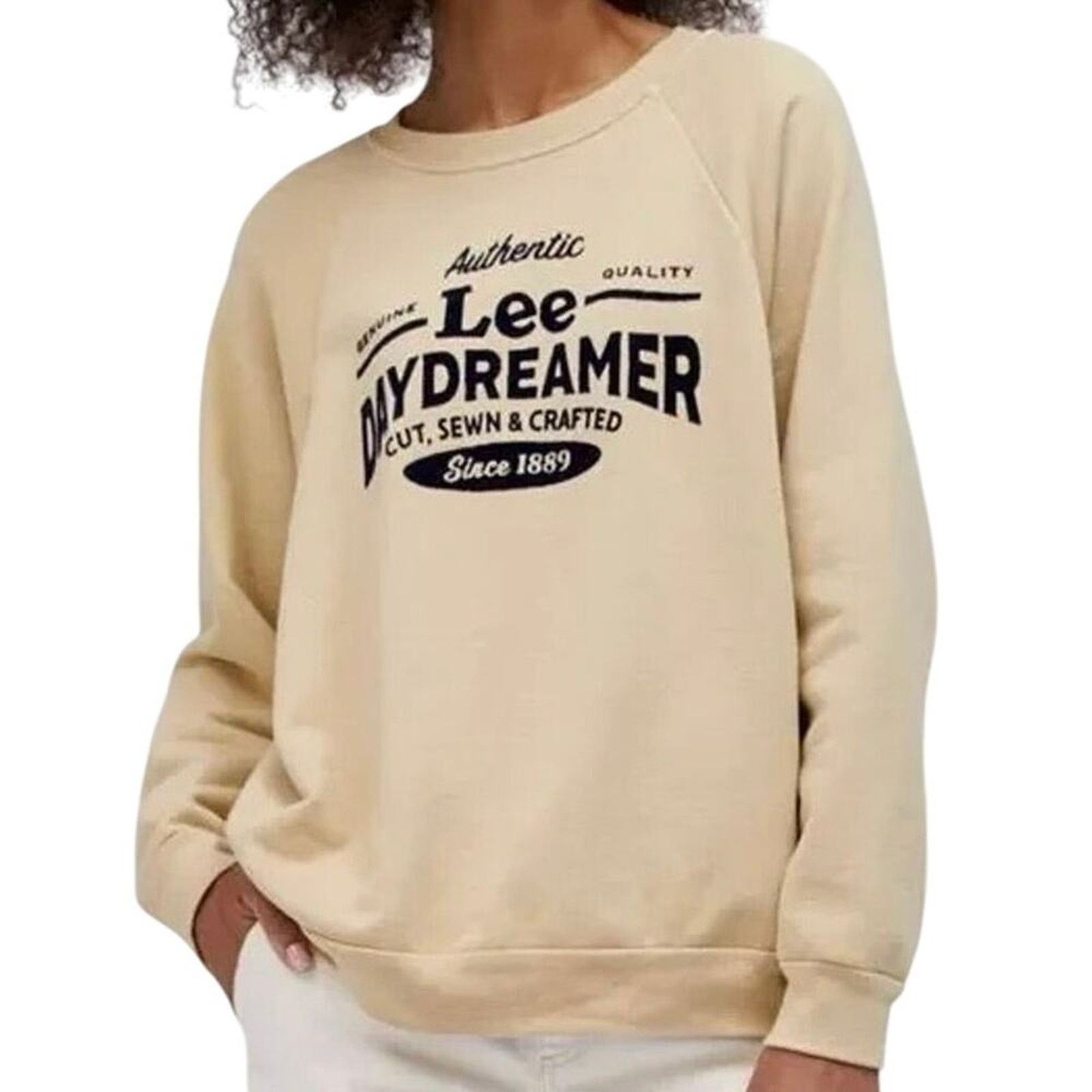 Daydreamer DAYDREAMER x LEE Genuine Quality Sweatshirt in Khaki Size M Size M / US 6-8 / IT 42-44 - 7 Thumbnail