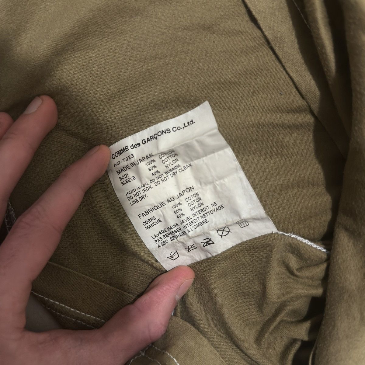 Comme des Garcons Comme des garçons homme t-shirt Size US L / EU 52-54 / 3 - 7 Thumbnail