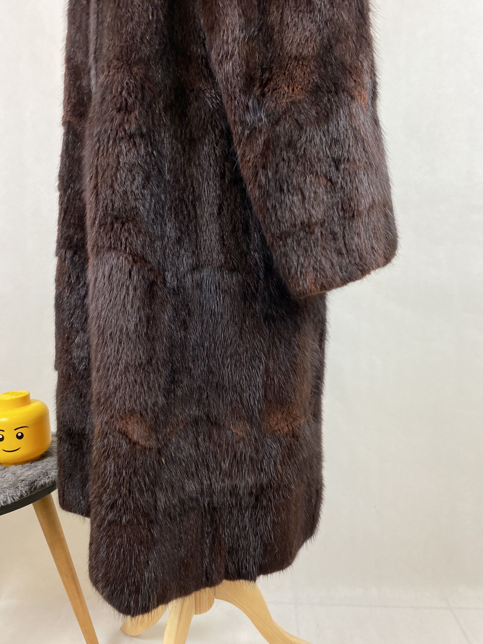 Vintage real fur coat heavy natural beautiful archive style heavy Size L / US 10 / IT 46 - 11 Thumbnail