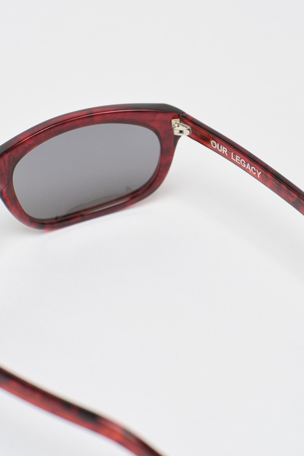 Our Legacy Shelter Sunglasses (Shiny Red Melange) Size ONE SIZE - 5 Thumbnail