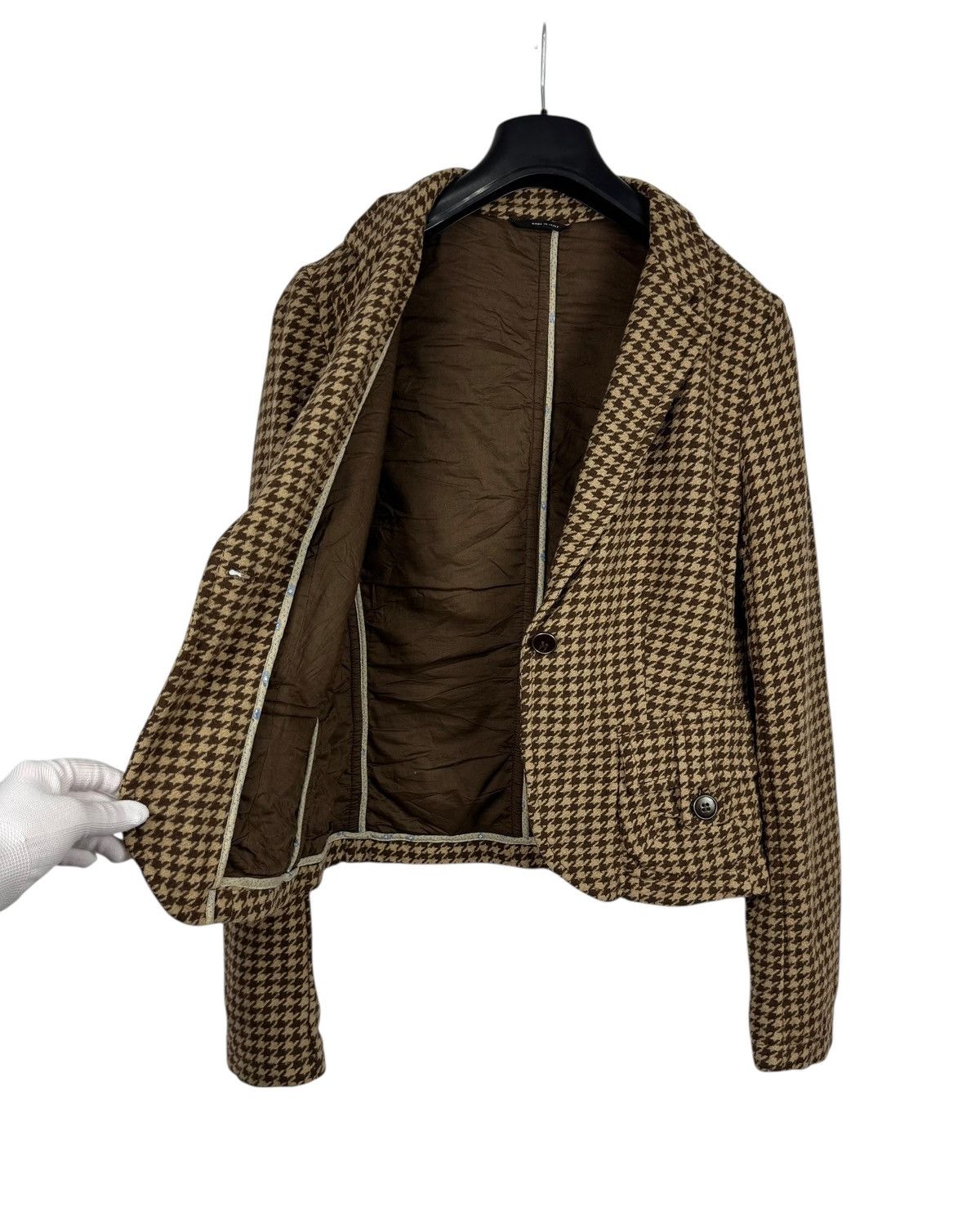 Weekend Max Mara Weekend Max Mara Vintage Line Blazer Wool Glencheck US10 Size L / US 10 / IT 46 - 10 Thumbnail