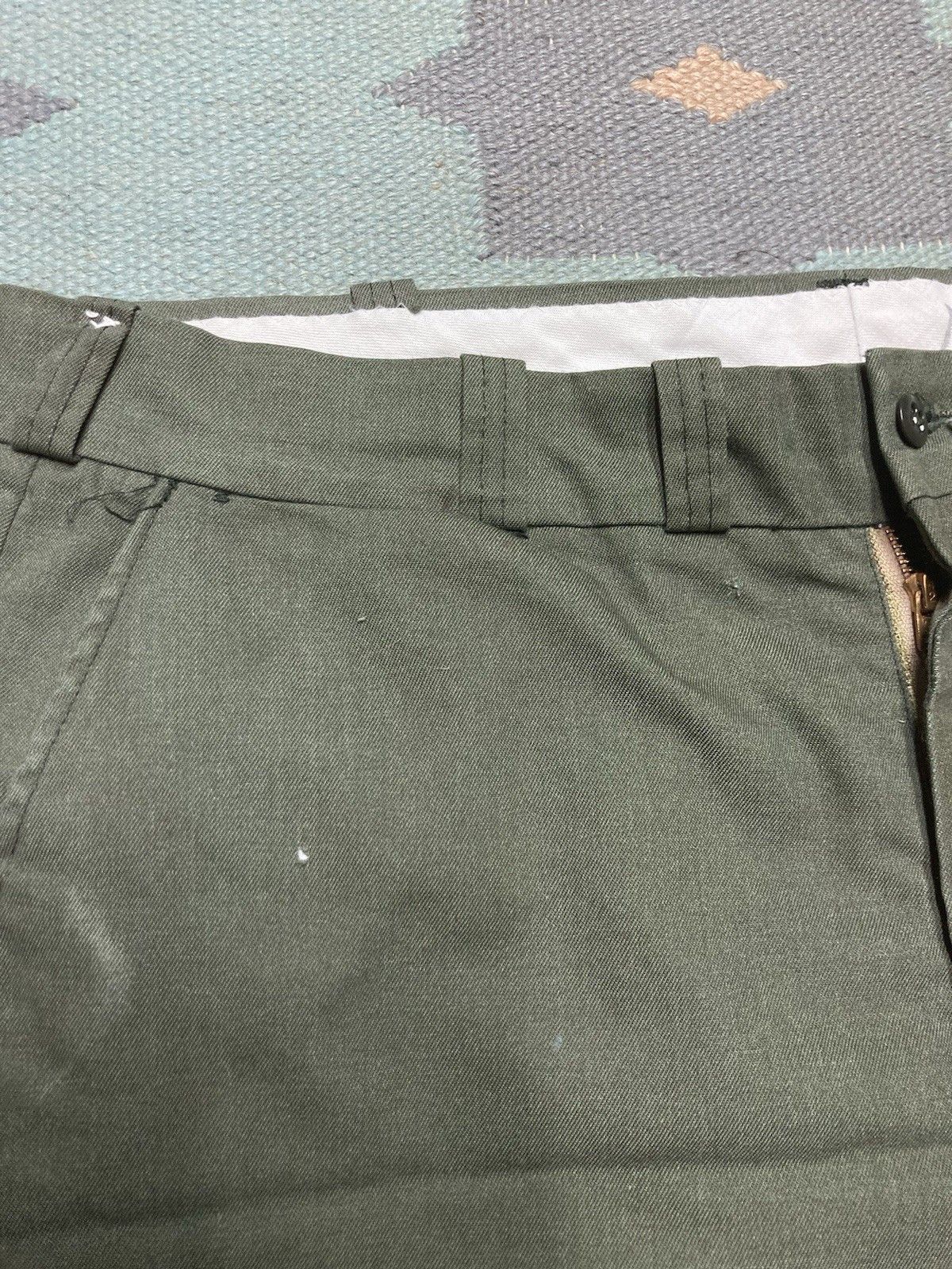 Sears × Vintage 70s work pants chino twill sears workwear wide talon 35x30 Size US 35 - 5 Thumbnail