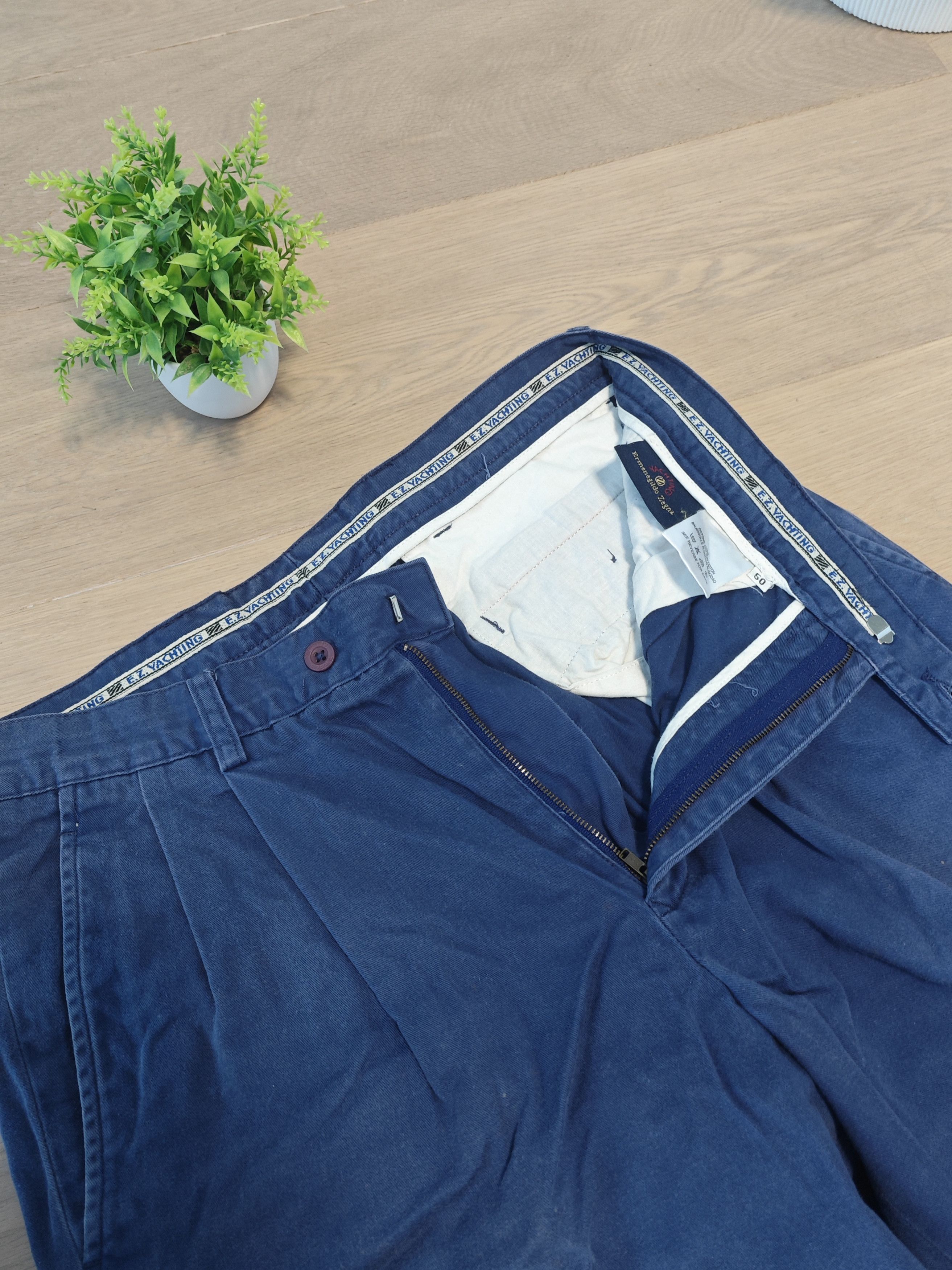 Ermenegildo Zegna ERMENEGILDO ZEGNA Vintage Pleated Pants Size US 34 / EU 50 - 3 Thumbnail