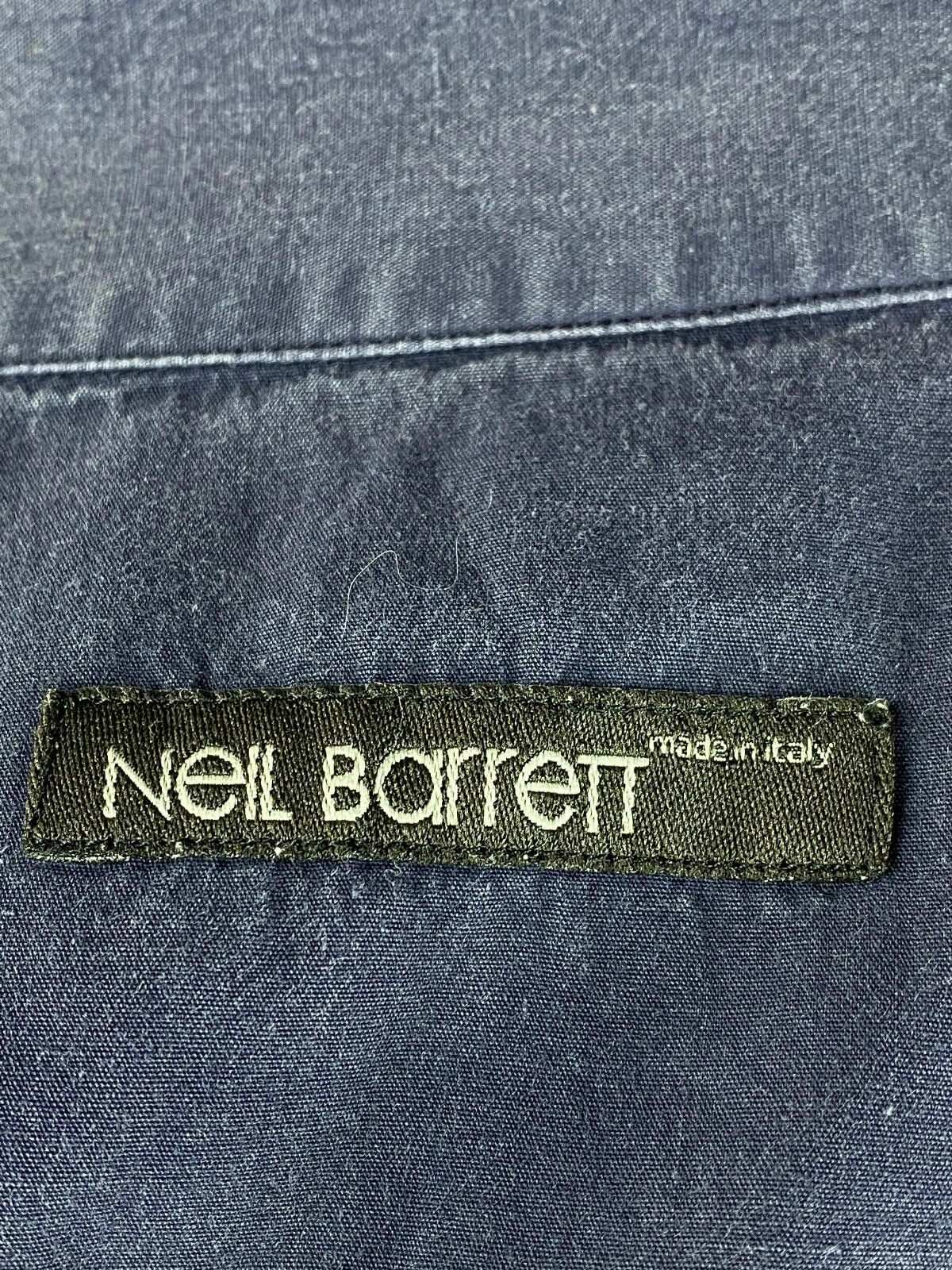 Neil Barrett Ladies Neil Barrett Blue Button Down Long Sleeve Shirt M Size M / US 6-8 / IT 42-44 - 8 Thumbnail