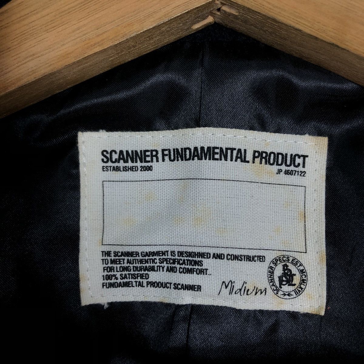 Japanese Brand 🔥90’s Wool Biker Jacket Double Breast Scanner Fundamental Size US M / EU 48-50 / 2 - 14 Thumbnail