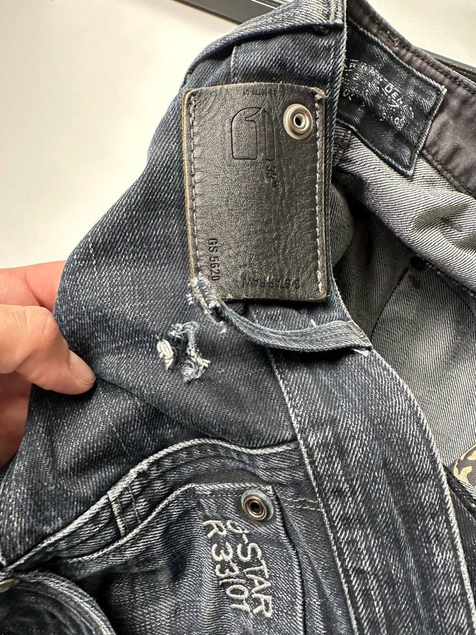 G-Star 90s Vintage Distressed Washed G Star Jean Y2K Japanese Fit Size US 32 / EU 48 - 7 Thumbnail