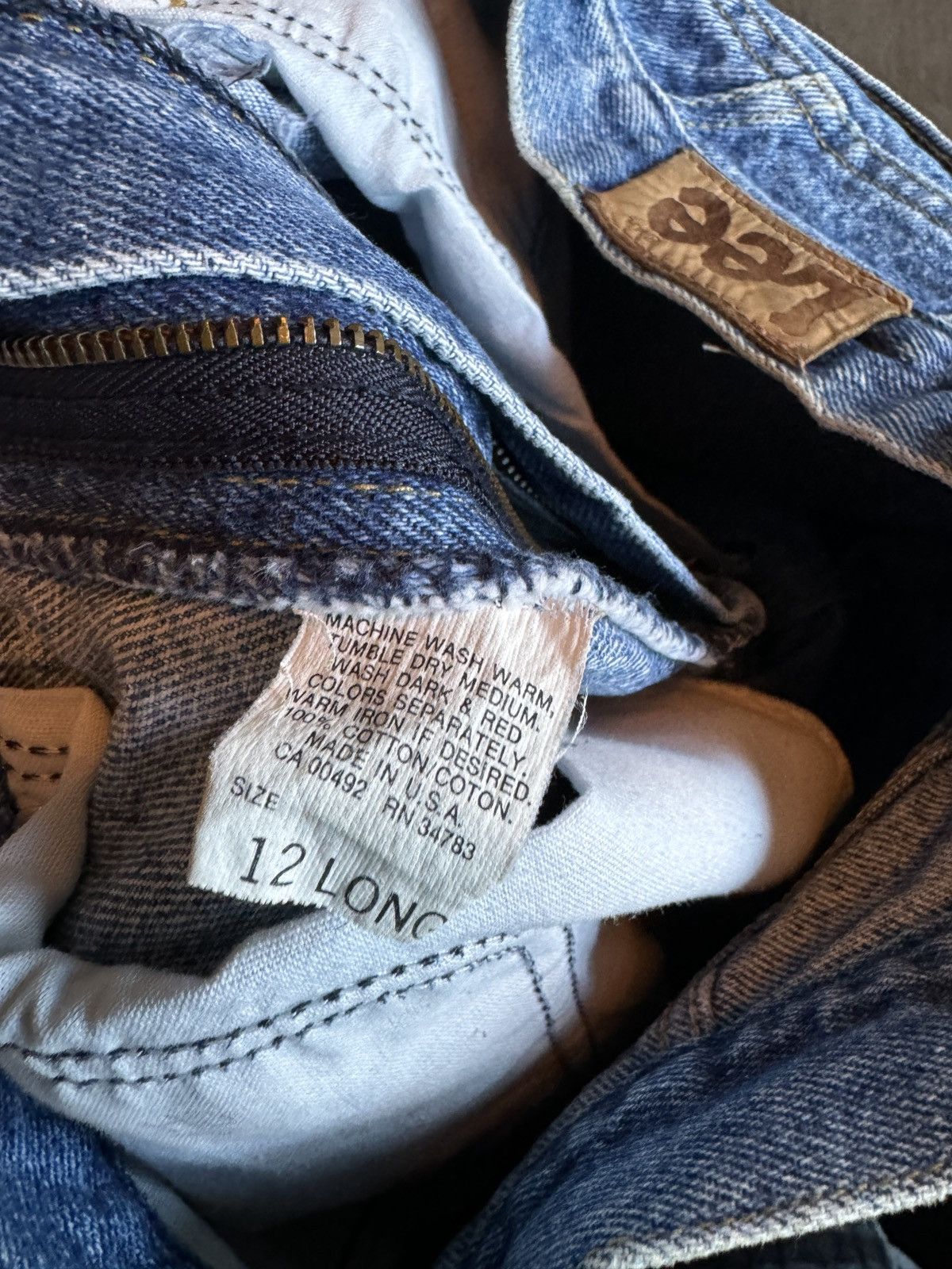 Lee × Vintage Medium Wash Rider Jeans Size 30" / US 8 / IT 44 - 8 Thumbnail