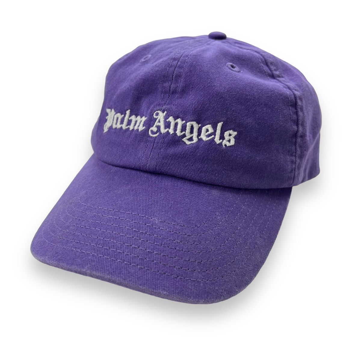 Palm Angels Palm Angels Purple Embroidered Logo Cap Size ONE SIZE - 1 Thumbnail