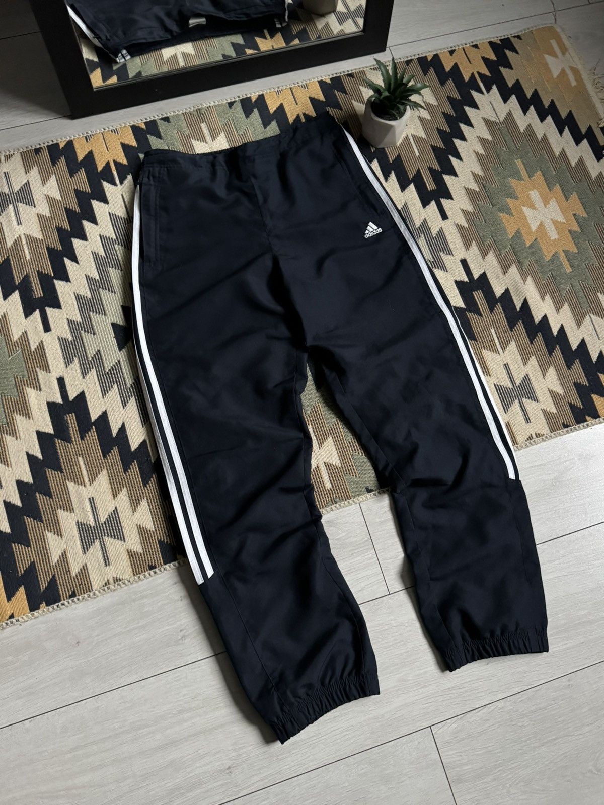 Adidas Vintage Adidas Nylon Y2K Stripes Pants Size US 30 / EU 46 - 5 Thumbnail