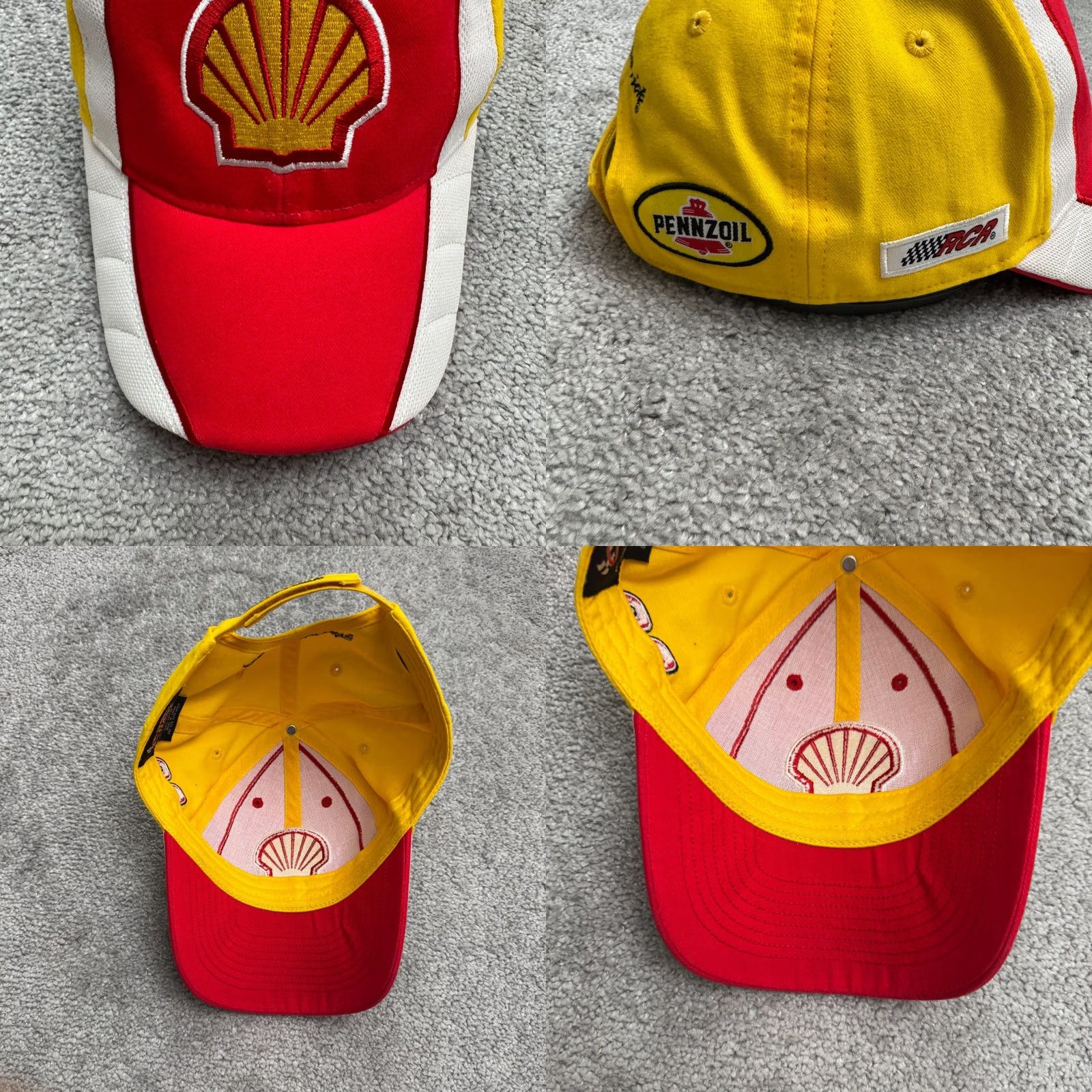 Chase Authentics Chase Authentics Kevin Harvick Shell Pennzoil 29 RCR NASCAR Baseball Cap OSFA Hat Yellow Mens Size ONE SIZE - 8 Thumbnail