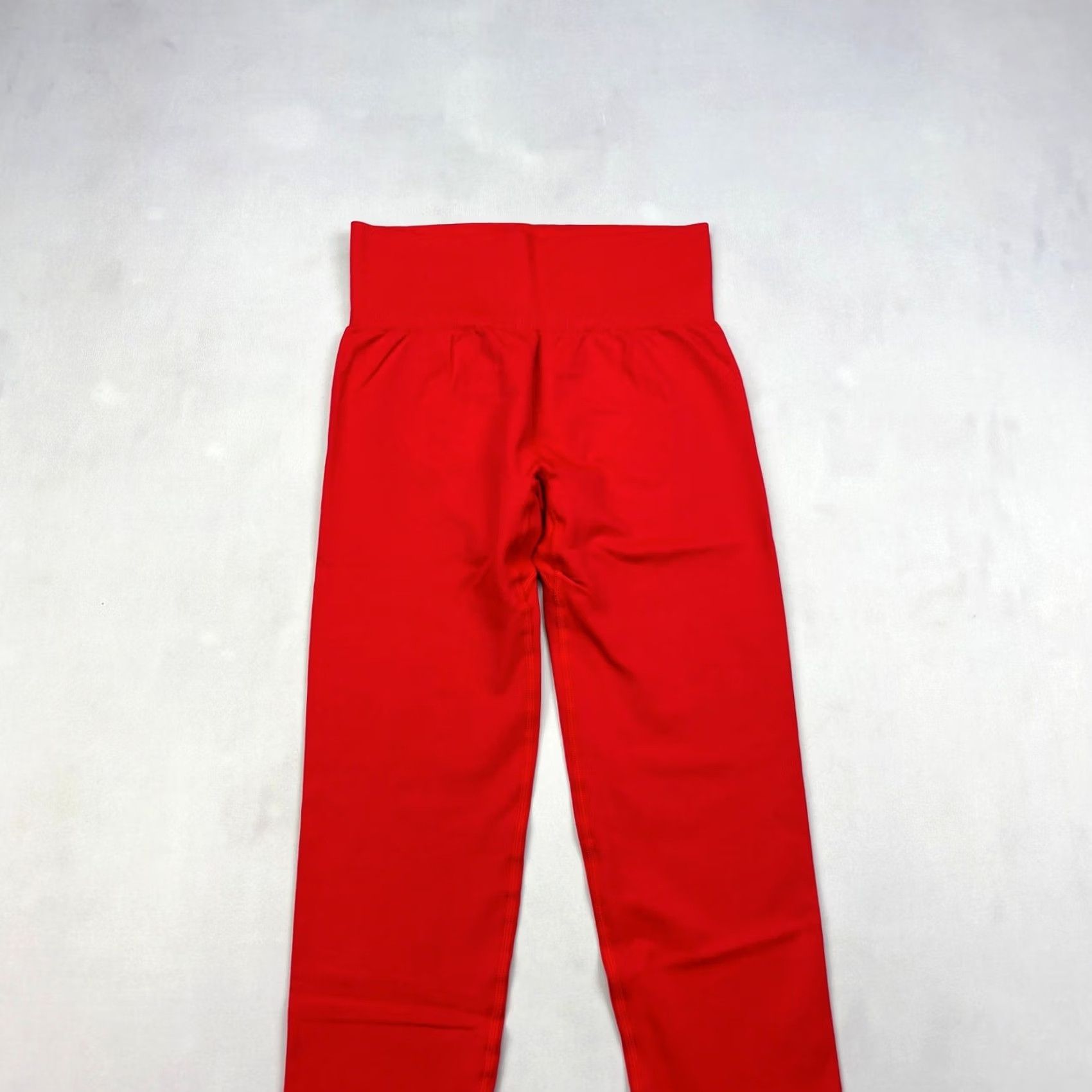 Vintage OQQ Leggings Butt Lifting High Waist Sculpting Yoga Pilates Gym Red Medium Womens Size 32" / US 10 / IT 46 - 2 Thumbnail