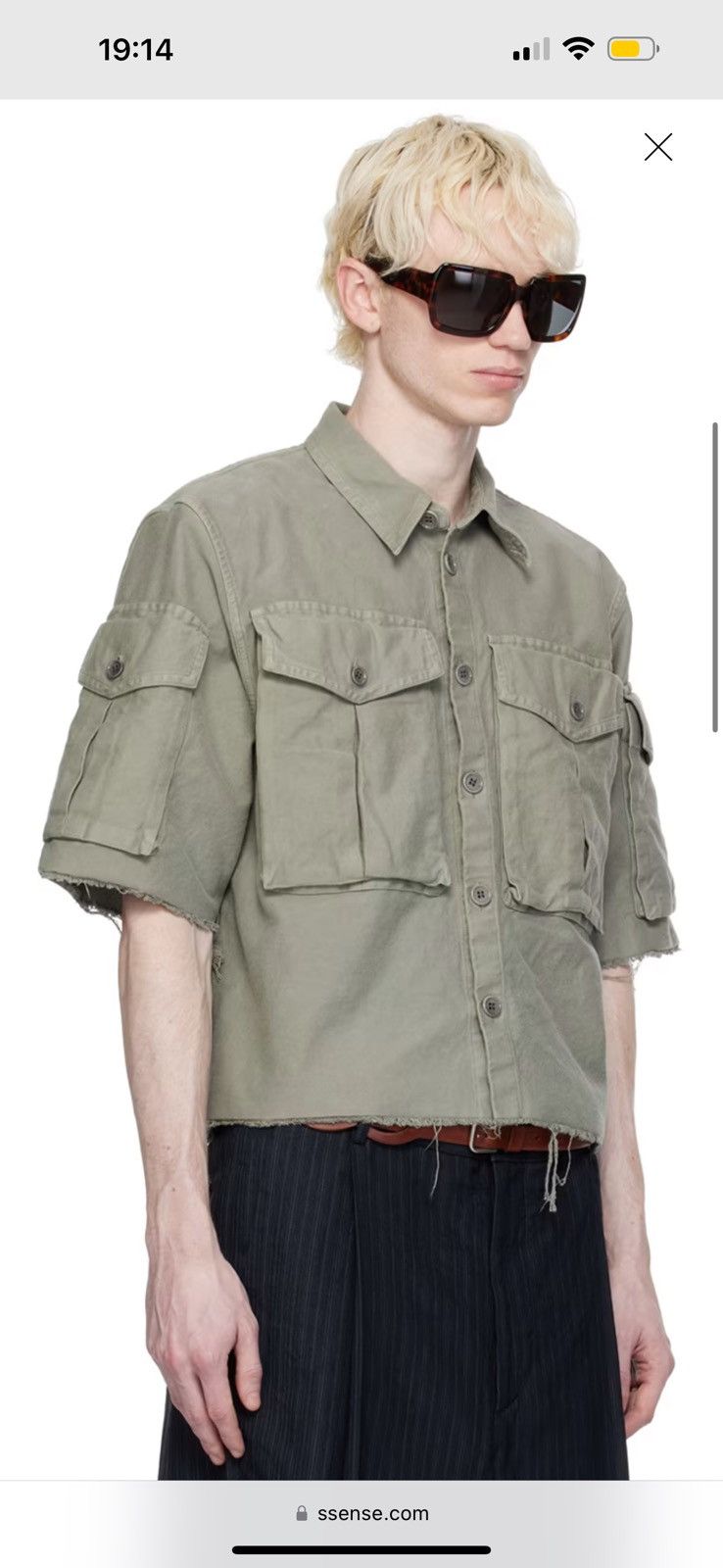 Dries Van Noten Dries Van Noten over dyed grey shirt Size US L / EU 52-54 / 3 - 2 Thumbnail