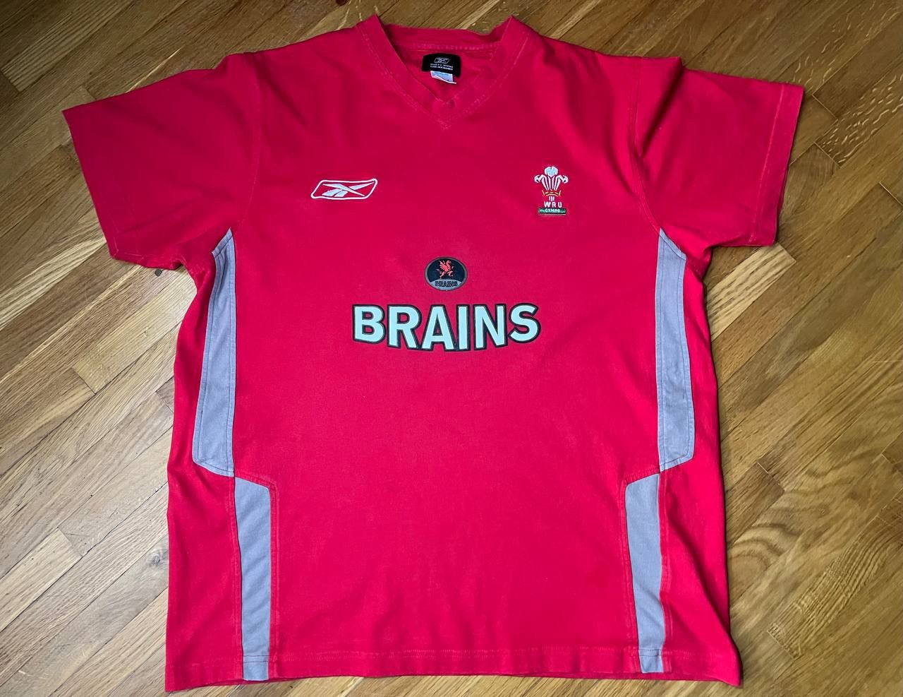 Reebok Vintage Reebok Brains rugby club tee Size US L / EU 52-54 / 3 - 1 Thumbnail