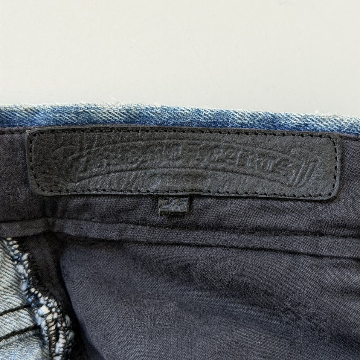 Chrome Hearts Chrome Hearts Studded Leather Cross Patch Denim Shorts Size US 26 / EU 42 - 17 Thumbnail