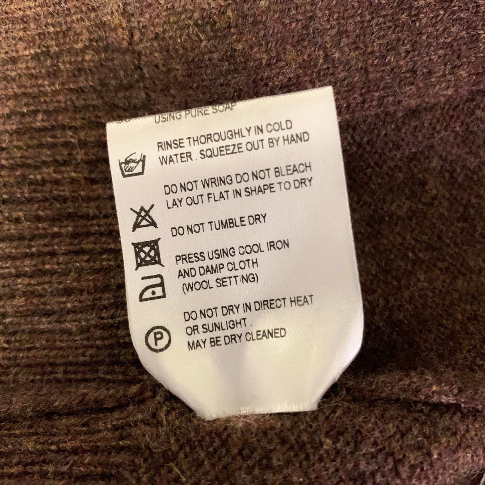 O'Connell's O'CONNELL'S Size M Brown Wool Oversized Vest Size US M / EU 48-50 / 2 - 7 Thumbnail