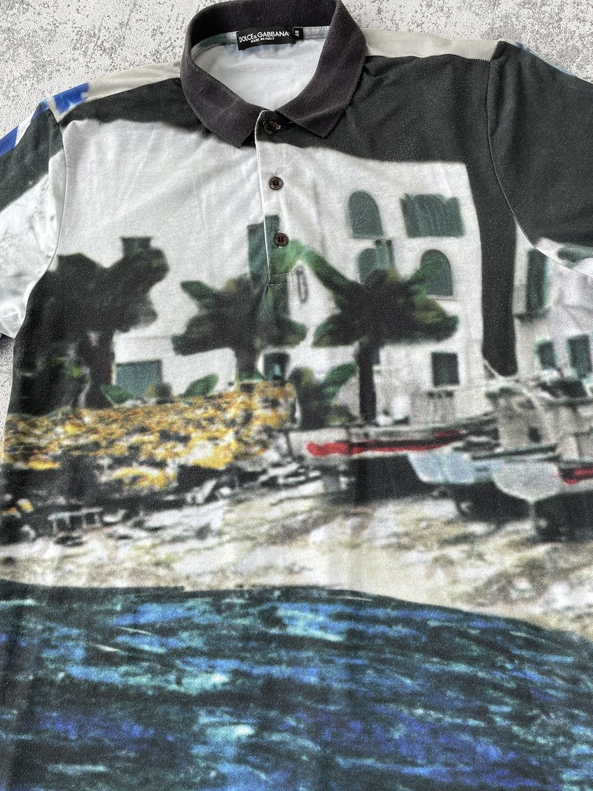 Dolce & Gabbana Dolce & Gabbana Photo Of The Sicilian Polos Shirt Size US M / EU 48-50 / 2 - 4 Thumbnail