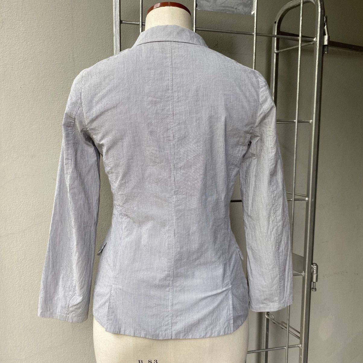 Jil Sander JIL SANDER Light Gray Blazer with Two Buttons Size M / US 6-8 / IT 42-44 - 5 Thumbnail
