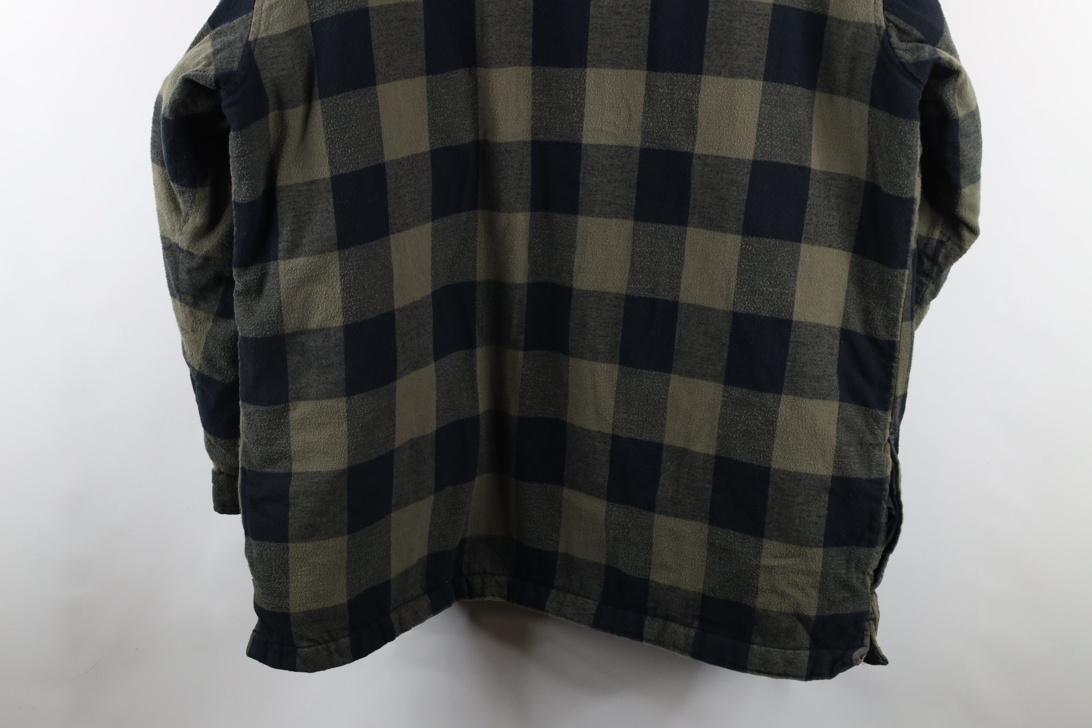 Vintage Vintage 90s Streetwear Flannel Button Shirt Jacket Jac Shirt Size US XL / EU 56 / 4 - 12 Thumbnail