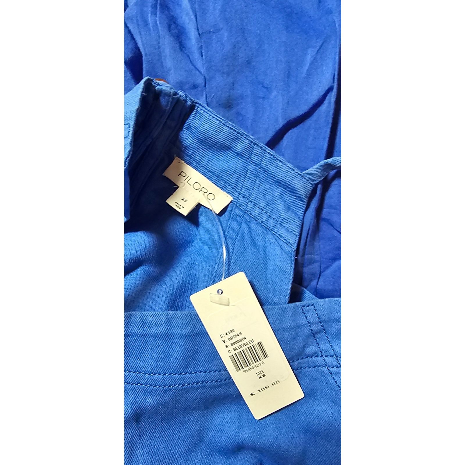 Anthropologie NWT Pilcro Sleeveless Twofer Midi Dress $188 XS/S Blue Size XS / US 0-2 / IT 36-38 - 4 Thumbnail