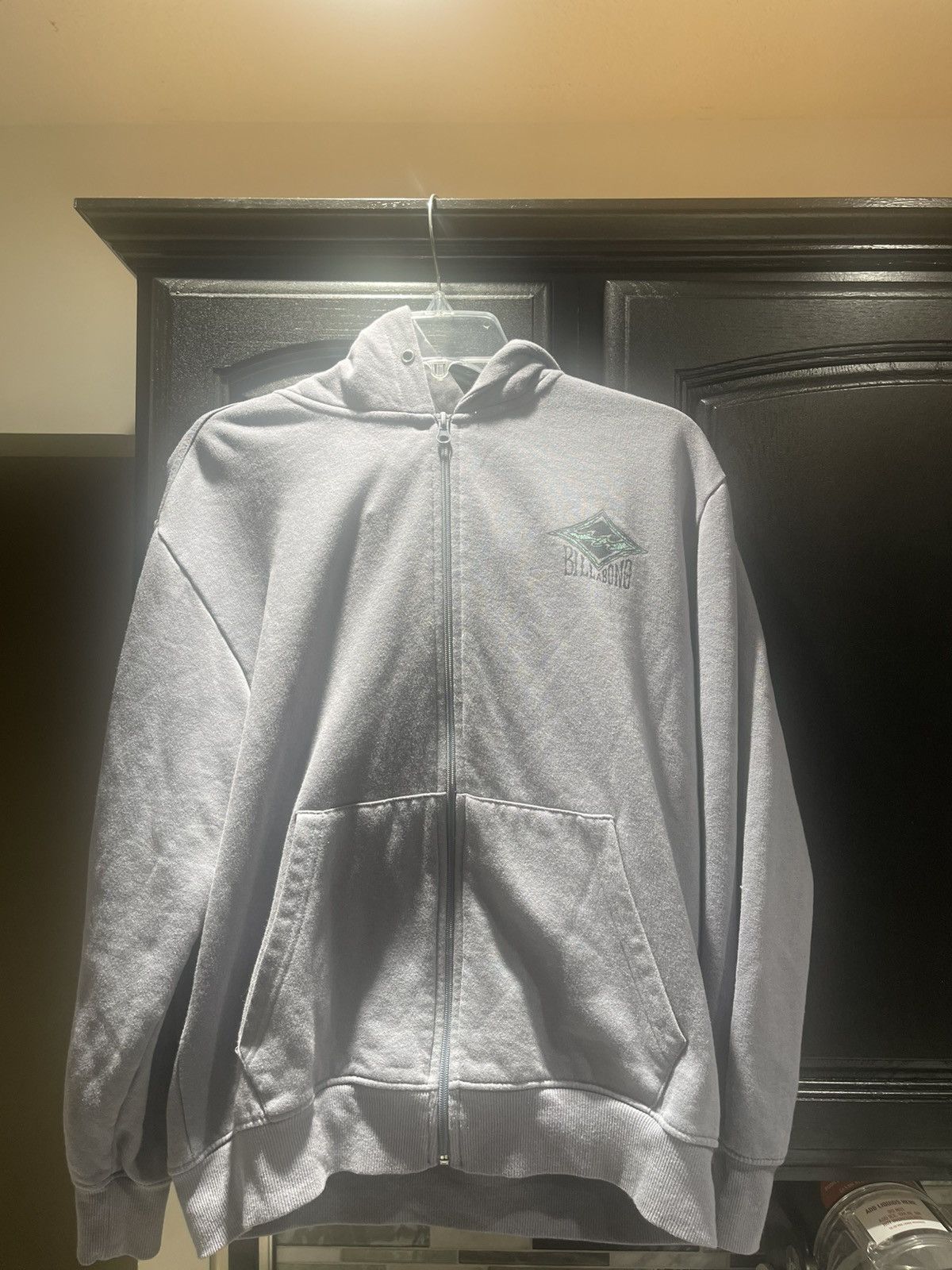 Billabong Billabong Wave Logo Full Zip Hoodie Mens Size S Blue Gray Size US S / EU 44-46 / 1 - 1 Thumbnail