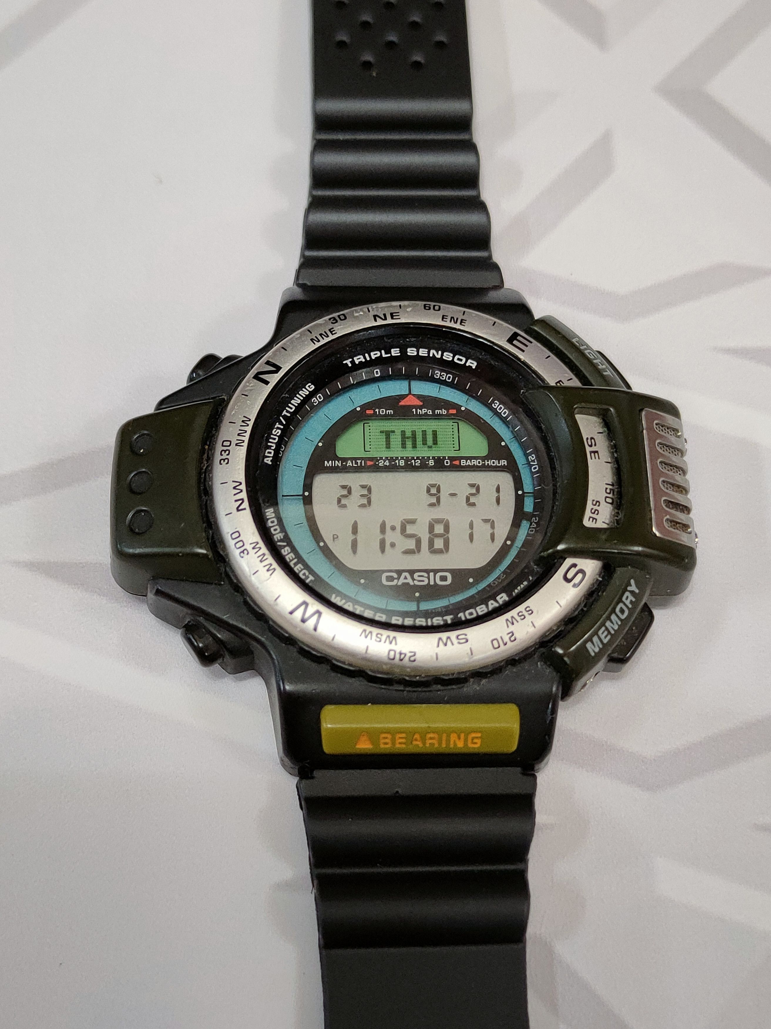 Casio DL Casio Protrek triple sensor ATC 1100 Japan vintage watch Size ONE SIZE - 8 Thumbnail