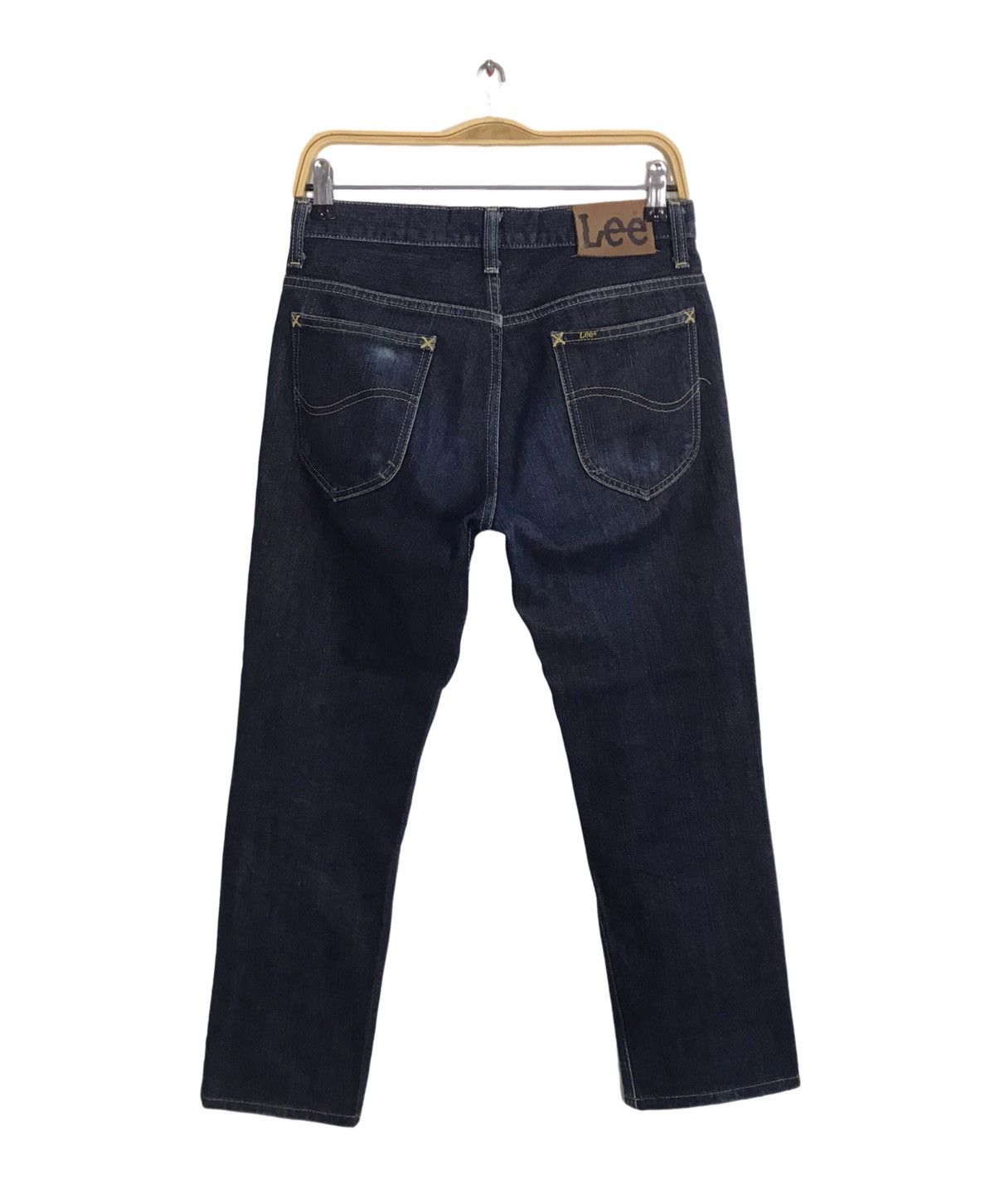 Lee Rider Japan Indigo Denim Jeans Pants Zipper Straight