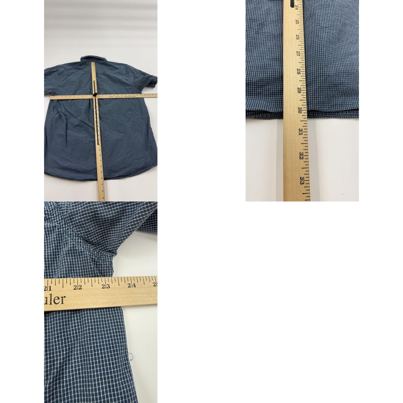 Vintage Columbia Outdoor Shirt Mens XL Blue Checkered Short Sleeve Button-Up Casual 100% Cotton Size US XL / EU 56 / 4 - 8 Thumbnail