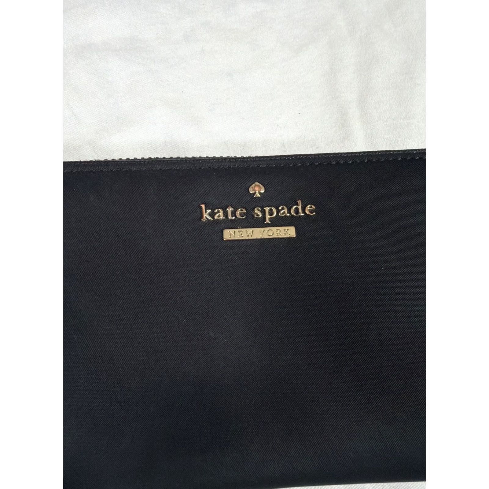 Vintage kate spade new york Chelsea Wallet Continental Zip-Around Black Nylon Women Size ONE SIZE - 3 Thumbnail