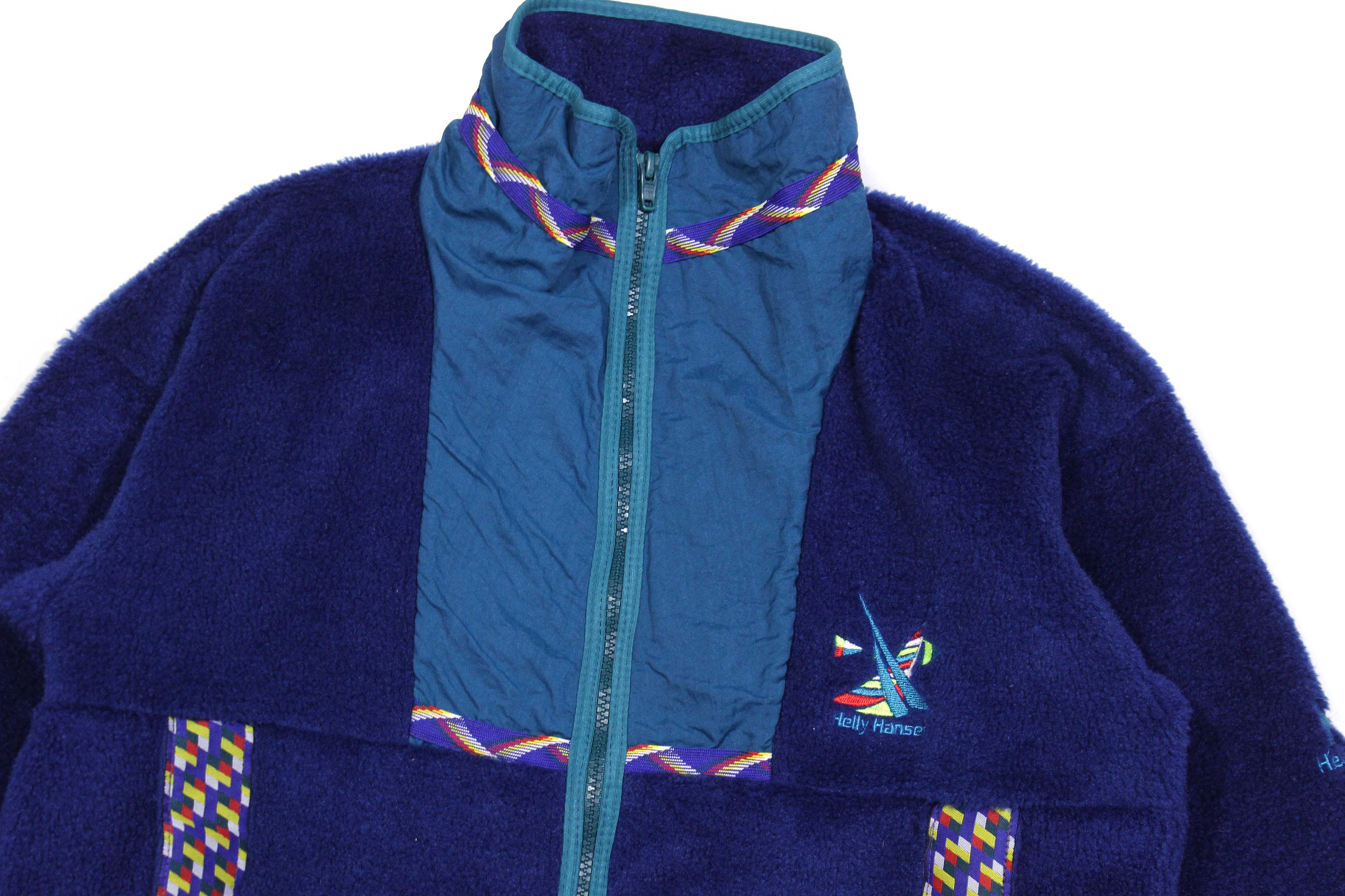 Helly Hansen 90S Logo Fleece Sherpa Jacket Size US XS / EU 42 / 0 - 3 Thumbnail
