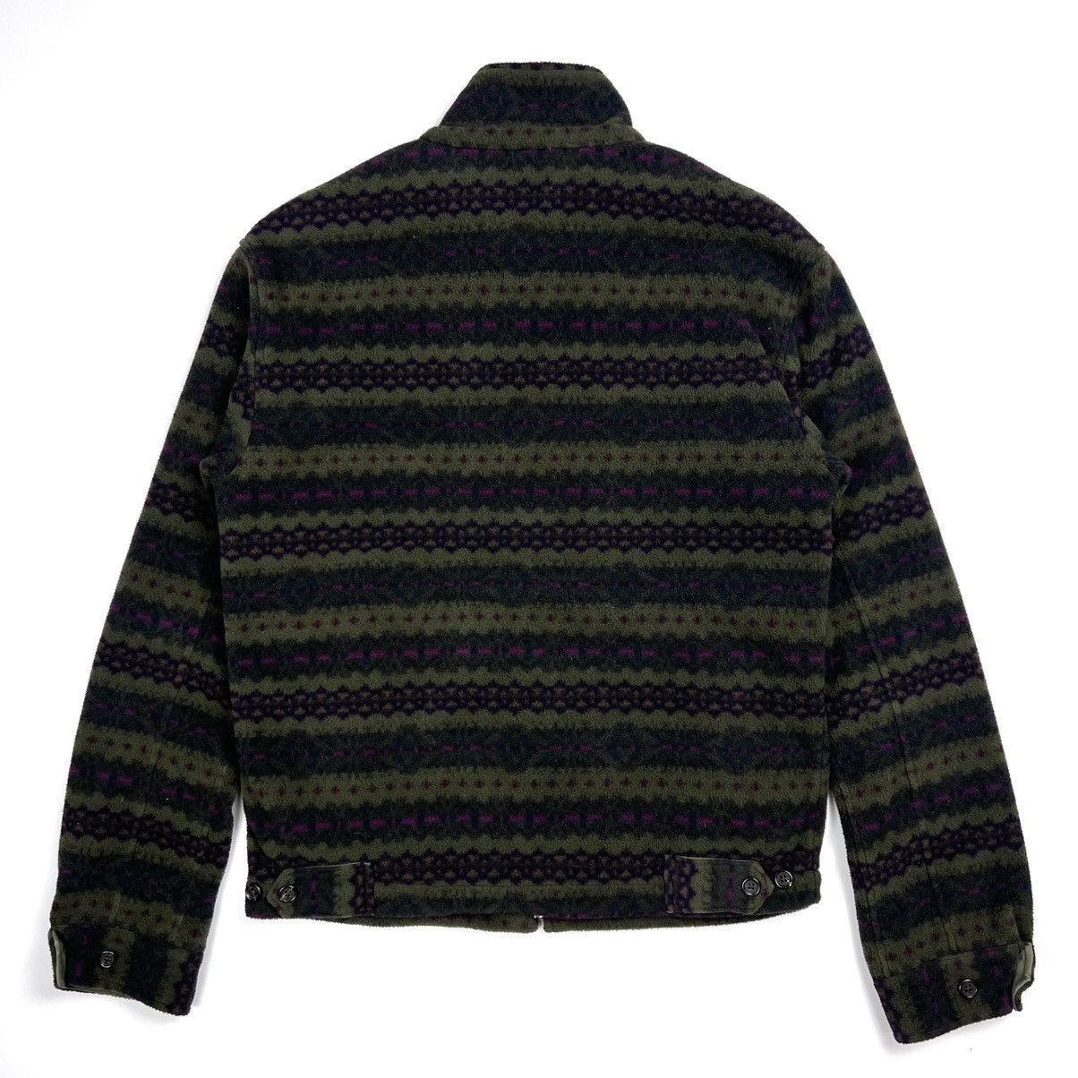 Polo Ralph Lauren × Vintage Ralph Lauren Fair isle pattern fleece jacket Size US S / EU 44-46 / 1 - 7 Thumbnail