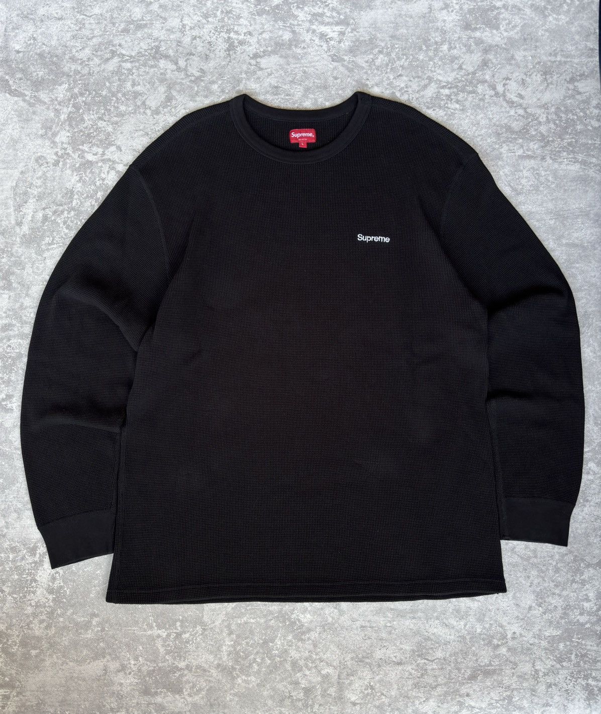 Supreme Supreme HQ Waffle Thermal Longsleeve FW19 Size US XL / EU 56 / 4 - 2 Thumbnail