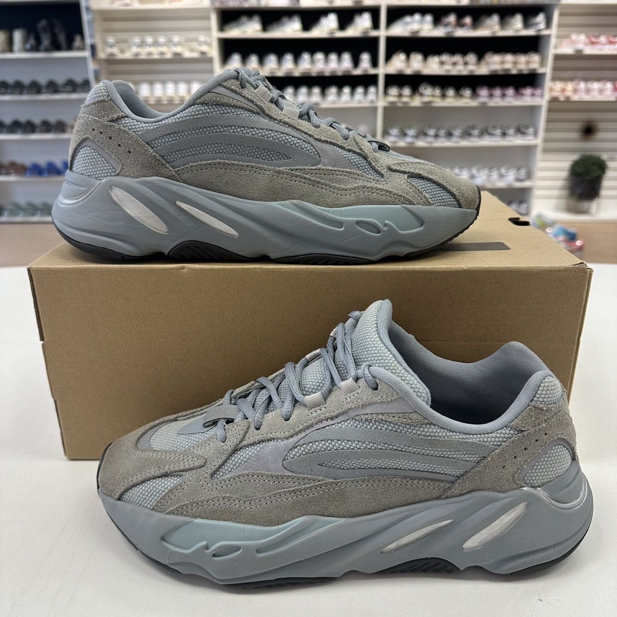Adidas Size 8 - adidas Yeezy Boost 700 V2 Hospital Blue Size US 8 / EU 41 - 1 Thumbnail