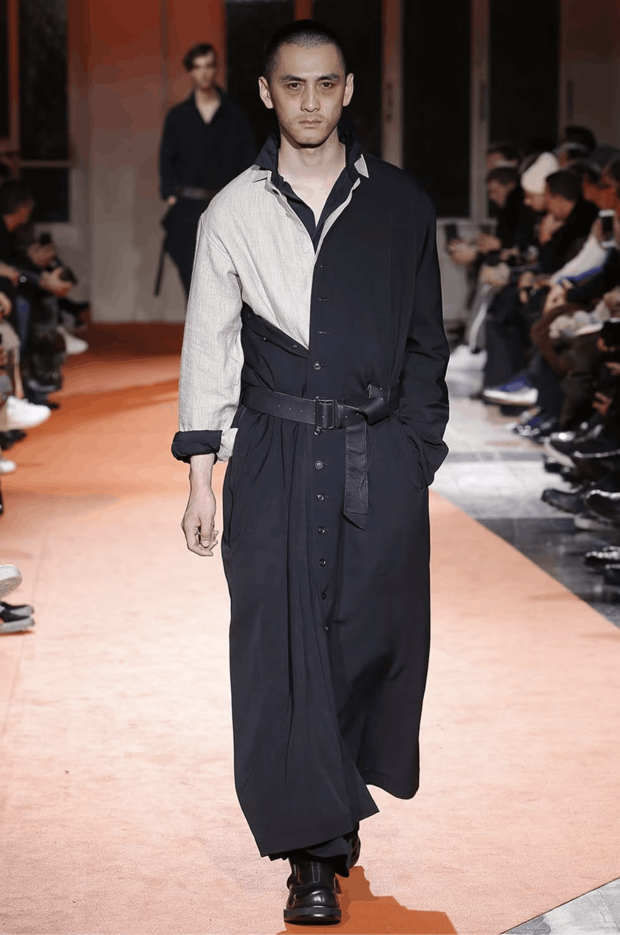 Yohji Yamamoto Yohji Yamamoto Pour Homme W/GABARDINE Flare Wide Pants Black Size US 28 / EU 44 - 6 Thumbnail